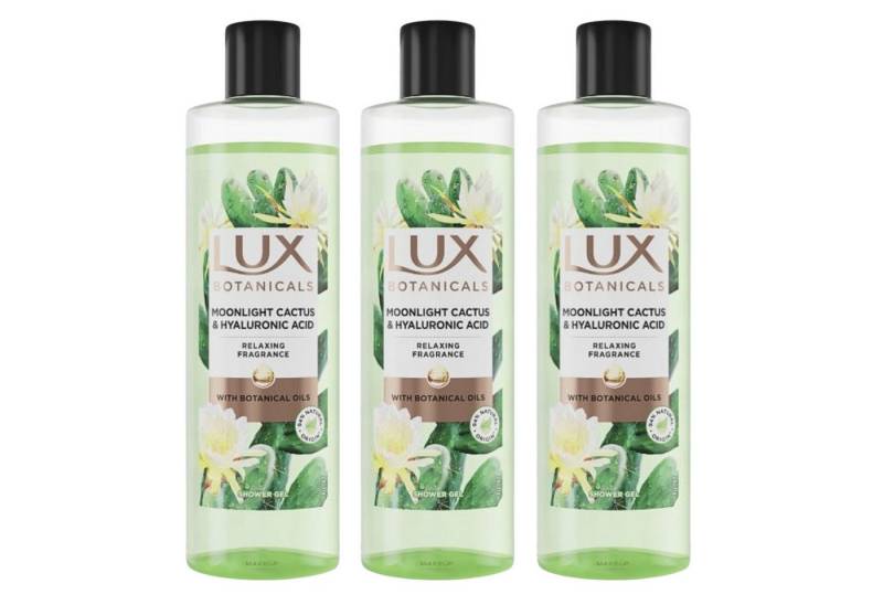 Lux Duschgel 3 x Lux Botanicals Duschgel mit Moonlight Cactus & Hyaluronsäure spend von Lux