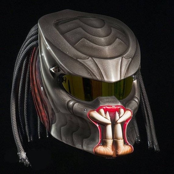 Großartig Custom Predator Helm Braun Monster | Dot Und Ece Geprüft von LuxBearCustom