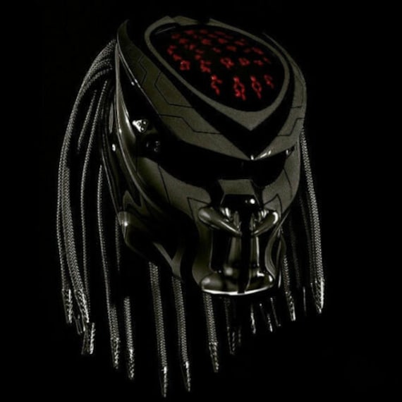 Top Predator Motorradhelm The Dark Line | Dot Und Ece-Geprüft von LuxBearCustom