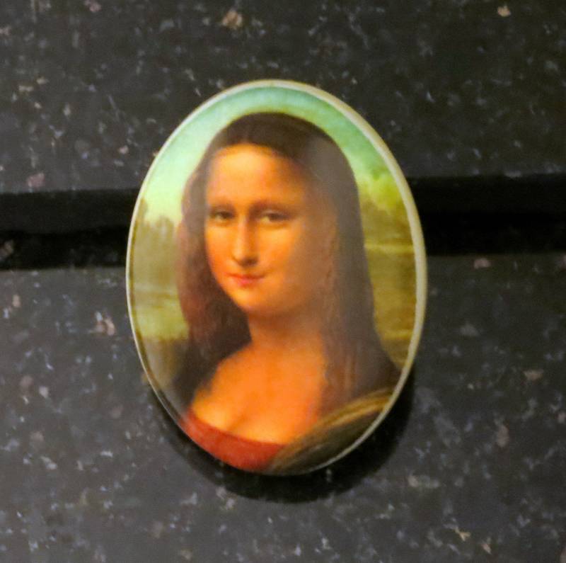 Mona Lisa Brosche 40 cm X 30 Cabochon X Made in Germany von LuxCache