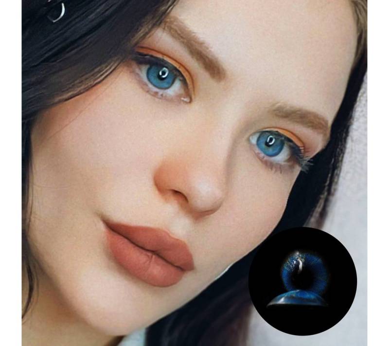 LuxDelux Farblinsen Naval Blue - blaue Kontaktlinsen für dunkle und helle Augen deckend, Weiche Farblinsen LuxDelux Farblinsen Naval Blue - blaue Kontaktlinsen für dunkle und helle Augen deckend, Weiche Farblinsen von LuxDelux