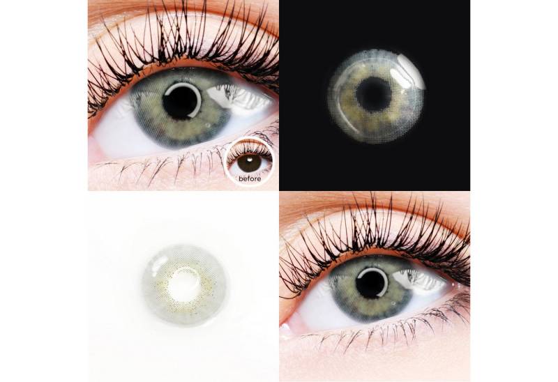 LuxDelux Farblinsen Tango Gray Beige - natürliche Farbige Kontaktlinsen in Grau-Cremefarbe, weiche Farblinsen LuxDelux Farblinsen Tango Gray Beige - natürliche Farbige Kontaktlinsen in Grau-Cremefarbe, weiche Farblinsen von LuxDelux