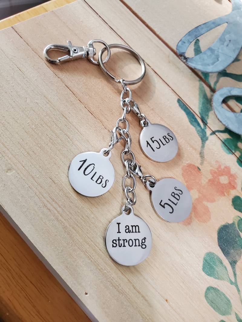 Abnehm-Tracker Schlüsselanhänger, Abnehm-Tracker. Ww Anhänger von LuxedesignsbySarah