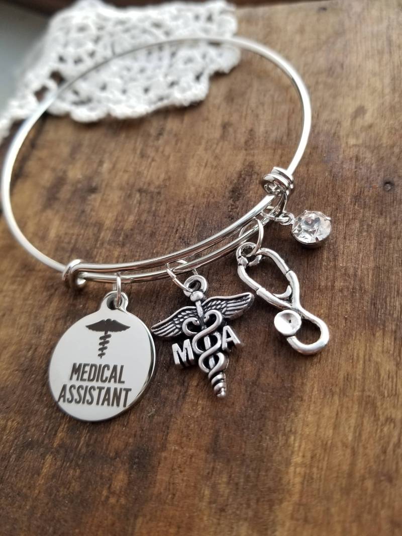 Abschlussgeschenk Für Arzthelferin, Arzthelferin Geschenke, Armband, Geschenk Ma Abschluss, Zertifiziert von LuxedesignsbySarah