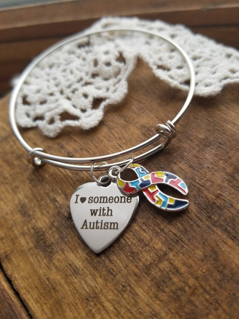 Autismus Bewusstsein Schmuck, Armband, Mama Geschenk, Puzzleteil Armband Unterstützung Geschenkidee von LuxedesignsbySarah