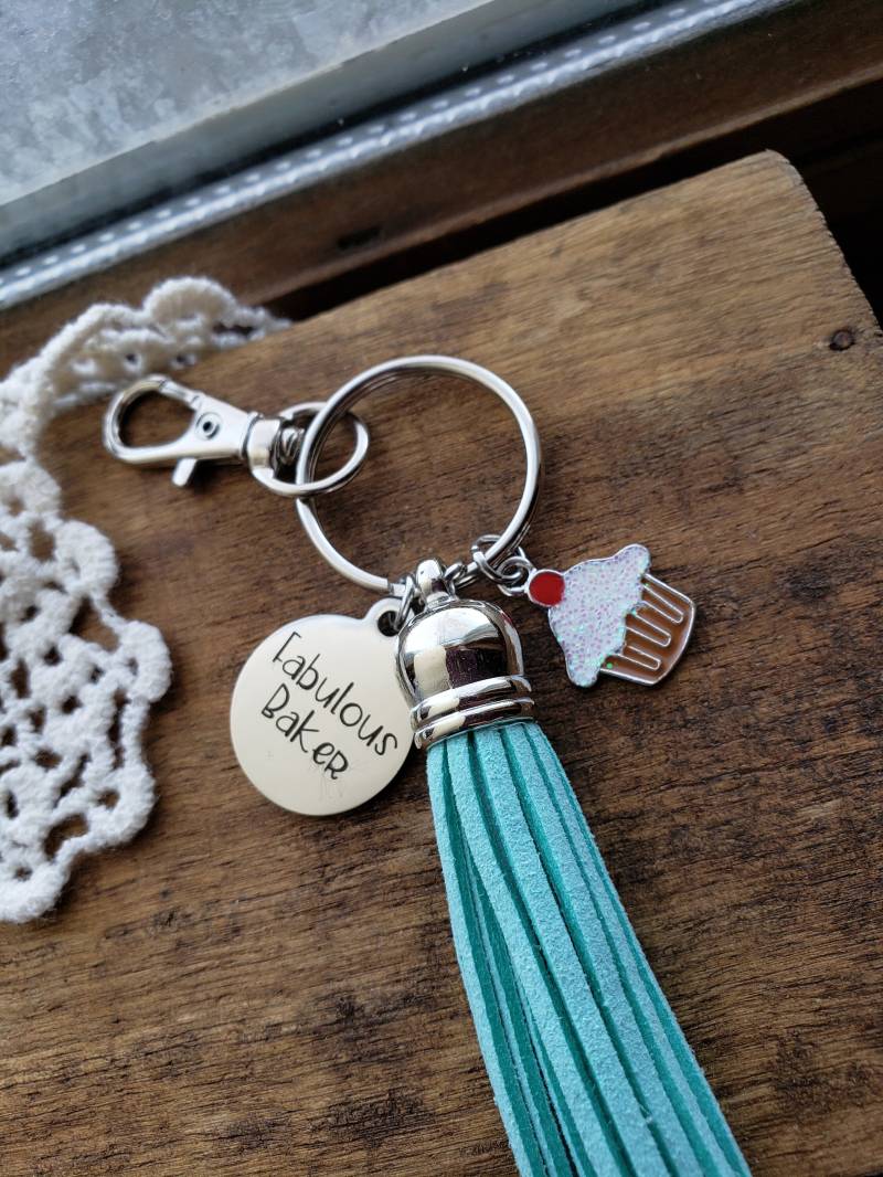 Fabelhafter Bäcker Schlüsselanhänger, Geschenk Für Bäcker, Konditor, Kuchendekorateurin, Mama, Oma von LuxedesignsbySarah