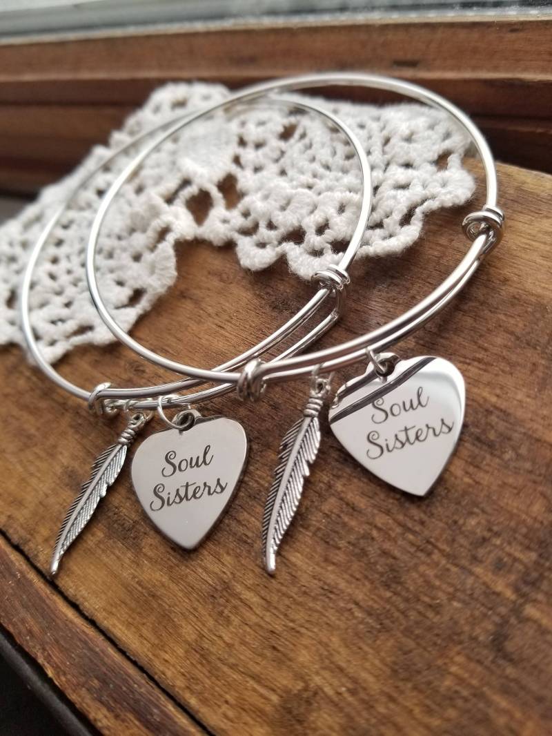 Freundschaftsarmband, Geschenke Für Beste Freundinnen, Seelengeschwister Geschenke, Beste Freunde Seelenschwestern Bettelarmband von LuxedesignsbySarah