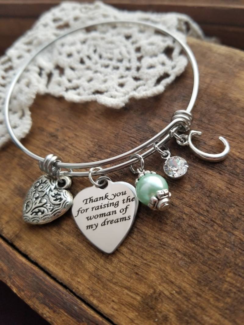 Geschenk Für Die Schwiegermutter, Mutter Der Braut, Brautgeschenk, Danke, Dass Sie Frau Meiner Träume Großgezogen Haben, Schwiegermutterschmuck von LuxedesignsbySarah