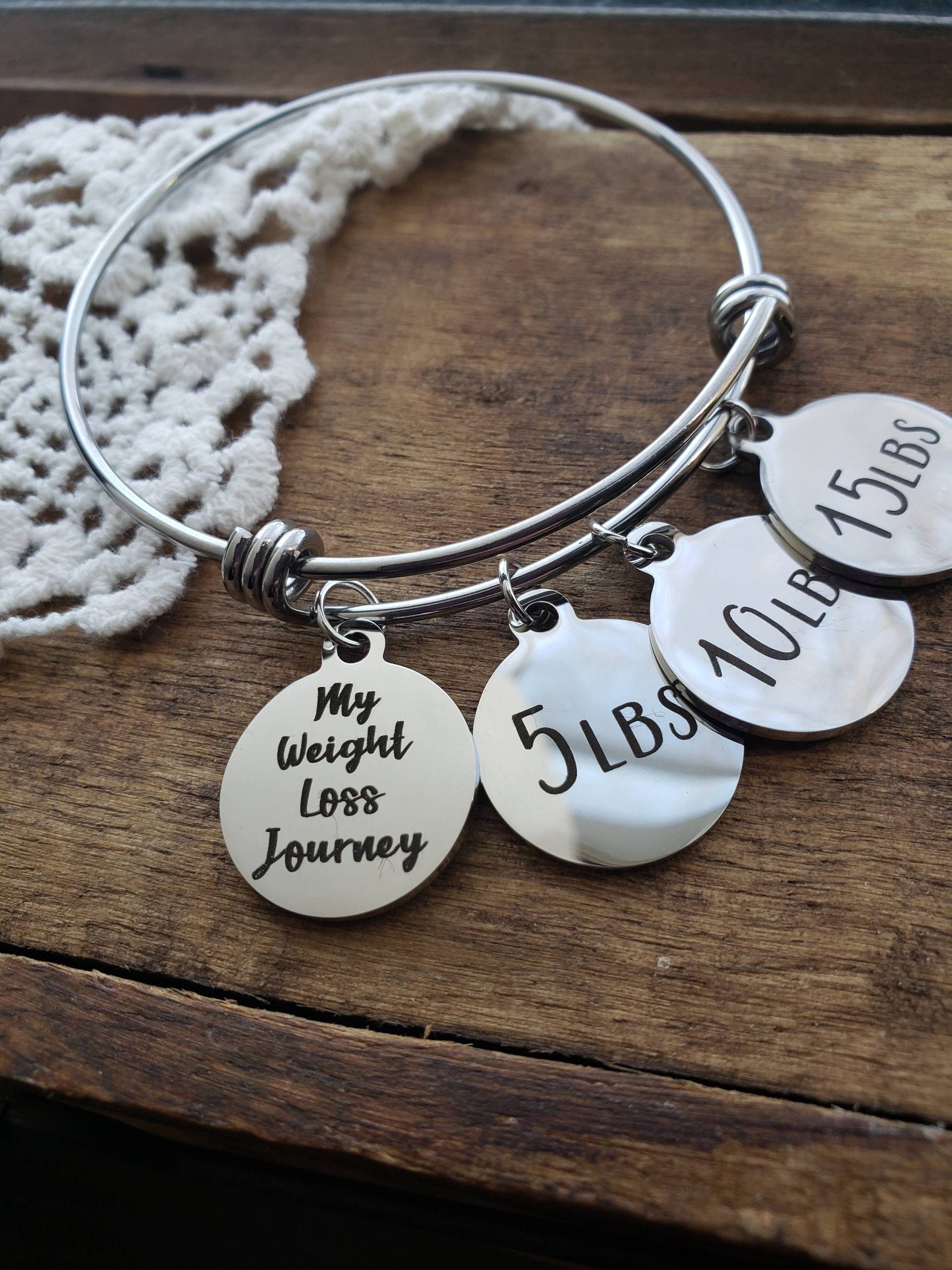 Gewicht-Verlust-Schmuck, Armband, Gewicht-Tracker-Armband, Sie Glaubte, Dass So Tun Konnte, Gewicht-Meilenstein-Armband Gewicht-Verlust-Schmuck, Armband, Gewicht-Tracker-Armband, Sie Glaubte, Dass So Tun Konnte, Gewicht-Meilenstein-Armband von LuxedesignsbySarah