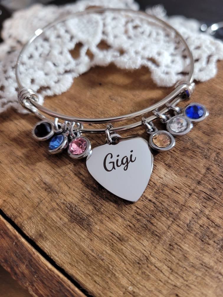 Gigi Geschenk Für Gigi, Geburtsstein Armband, Geschenke, Oma, Großmutter Gigi Geschenk Für Gigi, Geburtsstein Armband, Geschenke, Oma, Großmutter von LuxedesignsbySarah