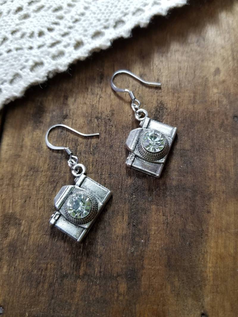 Kamera Schmuck, Geschenk Für Fotografen, Ohrringe Fotograf Schmuck von LuxedesignsbySarah