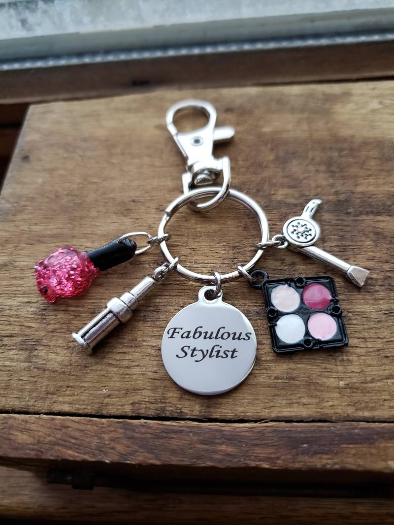 Kosmetik Abschluss Geschenk, Geschenk Für Makeup Künstler, Nageltechniker, Schlüsselanhänger, Manikurin, Mua von LuxedesignsbySarah