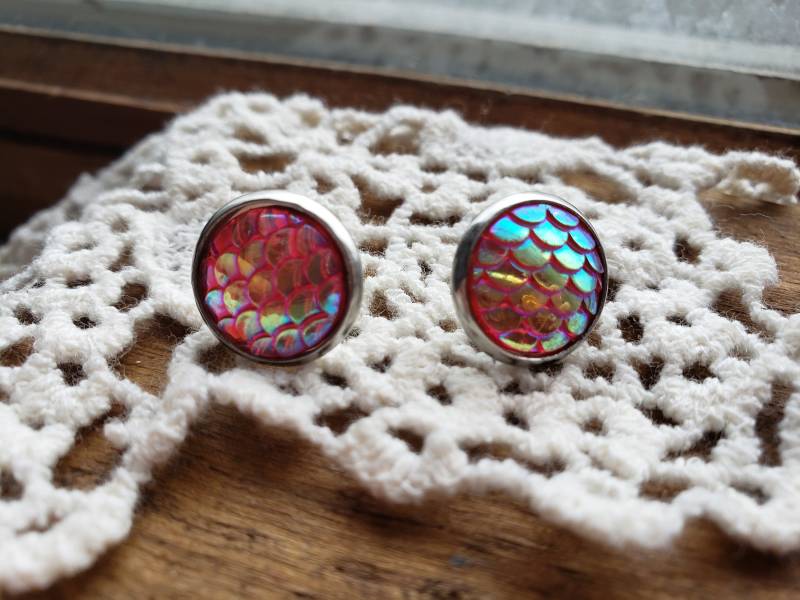 Meerjungfrau Ohrringe, Geschenk Für Mädchen, Ohrstecker, Hypoallergene Geburtstag von LuxedesignsbySarah