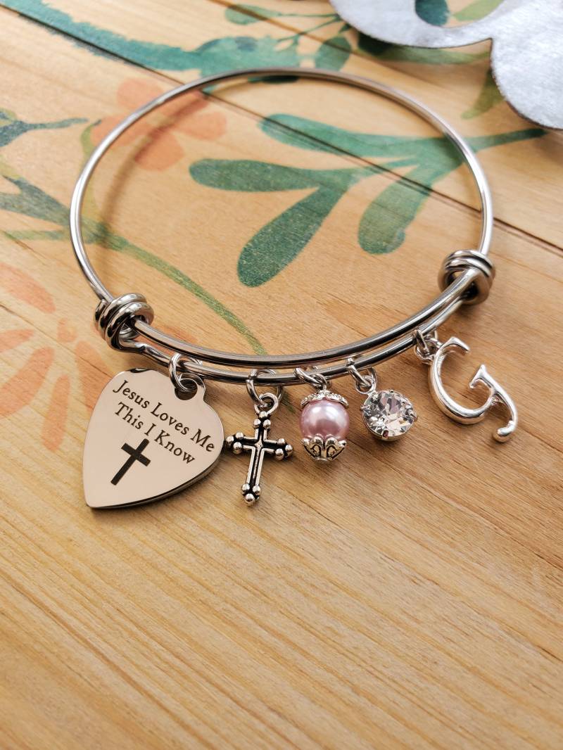 Religiöse Geschenke, Konfirmationsgeschenk, Christlicher Schmuck, Taufschmuck, Jesus Liebt Mich, Das Weiß Ich Armband, Bibel-Vers-Schmuck Religiöse Geschenke, Konfirmationsgeschenk, Christlicher Schmuck, Taufschmuck, Jesus Liebt Mich, Das Weiß Ich Armband, Bibel-Vers-Schmuck von LuxedesignsbySarah