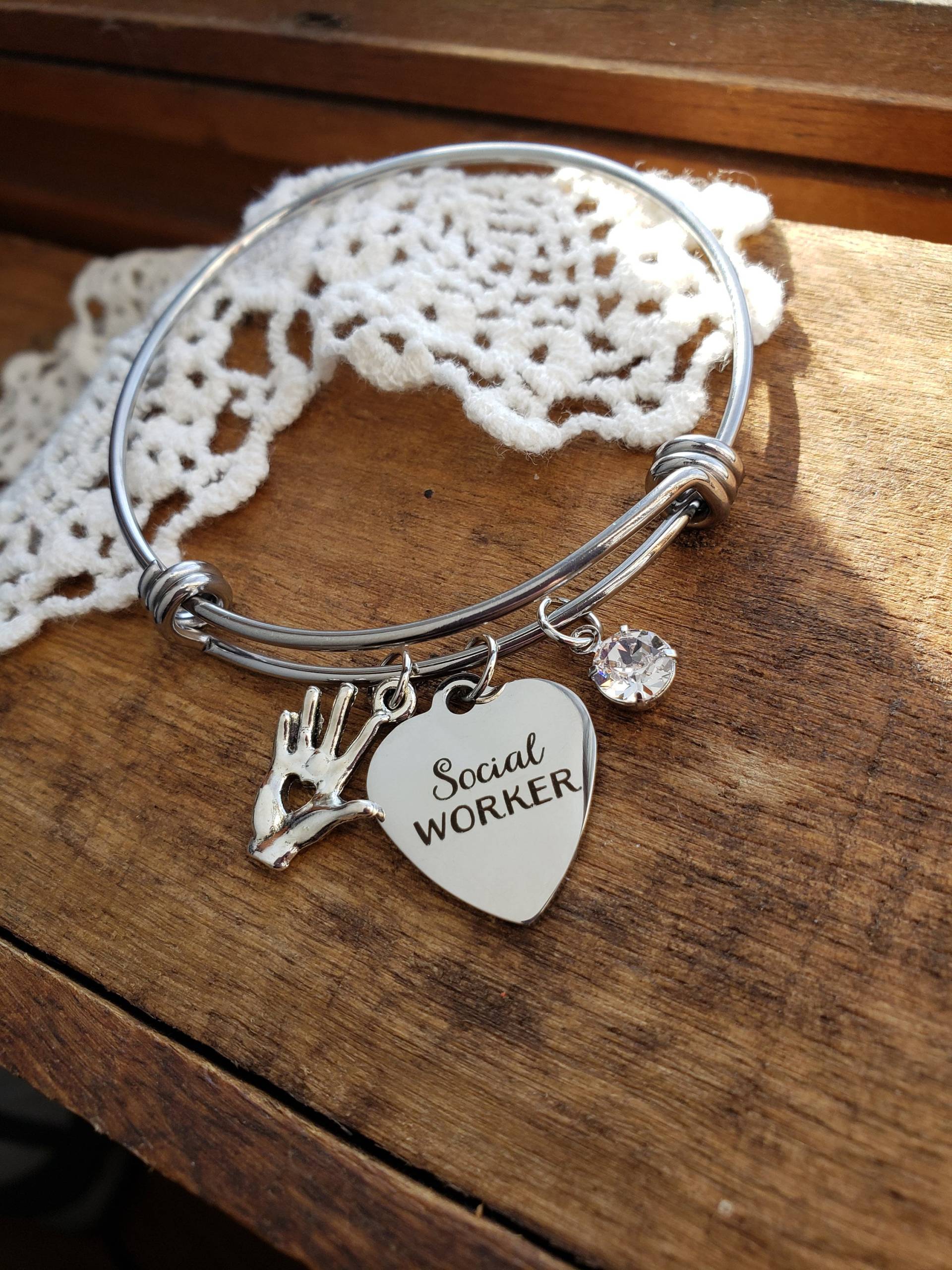 Sozialarbeiter Geschenk, Armband, Abschluss Geschenk Für Sozialarbeiter, Msw Sozialarbeiter Geschenk, Armband, Abschluss Geschenk Für Sozialarbeiter, Msw von LuxedesignsbySarah