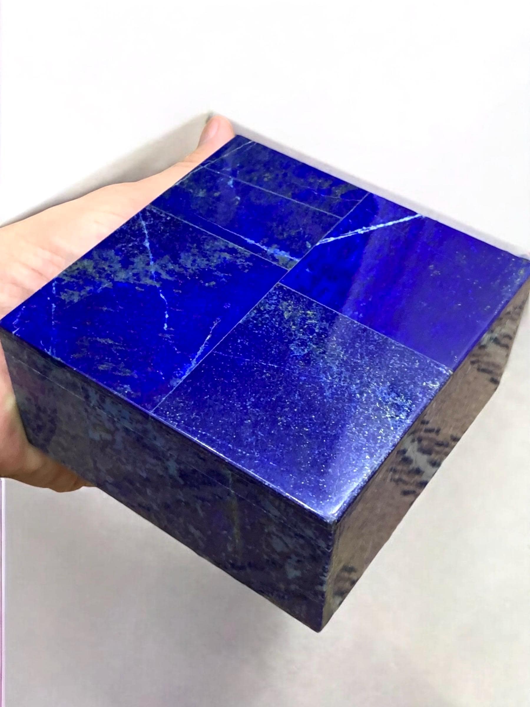 High Quality Lapis Lazuli Stone Jewelery Box - Square Deep Blue Storage With Lid Afghan Handmade Luxury Treasure Gift High Quality Lapis Lazuli Stone Jewelery Box - Square Deep Blue Storage With Lid Afghan Handmade Luxury Treasure Gift von LuxeeCrafted