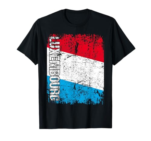 LUXEMBURG Flagge | Damen Herren Kinder | LUXEMBURG T-Shirt von Luxembourg Family Shop