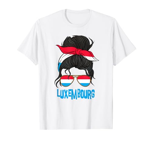 Luxemburg For Girl Luxemburgische Flagge für Frauen Luxemburg T-Shirt von Luxembourg for Girls and Women