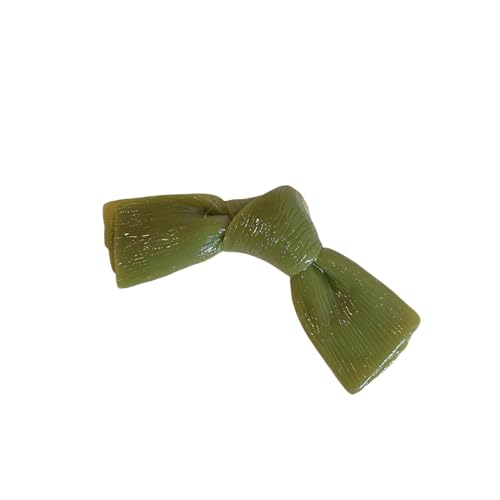 Haarspangen Interessante und Kreative Entenschnabelspangen Künstliches Gebratenes Lebensmittelmodell Damen Seitenspangen für Haaraccessoires (Kelp) von Luxetoys