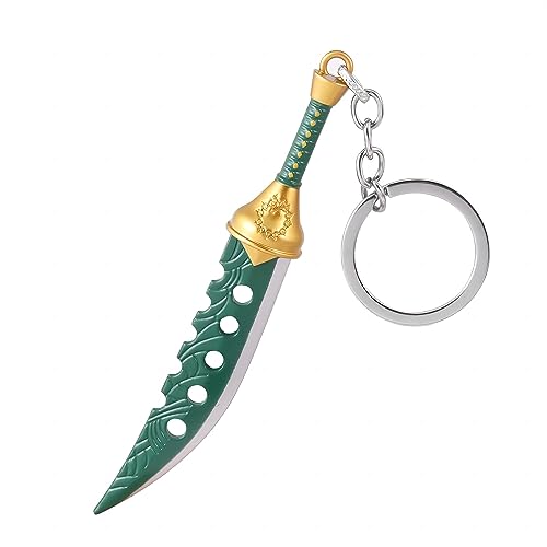 Luxetoys Meliodas Anime Schlüsselanhänger The Seven Deadly Sins Waffen Schlüsselringe Metall Modell Spielzeug für Schlüssel und Rucksackdekoration. (LostVayne) von Luxetoys