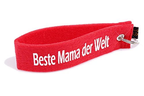 Filz Schlüsselanhänger"Beste Mama der Welt" von Luxflair