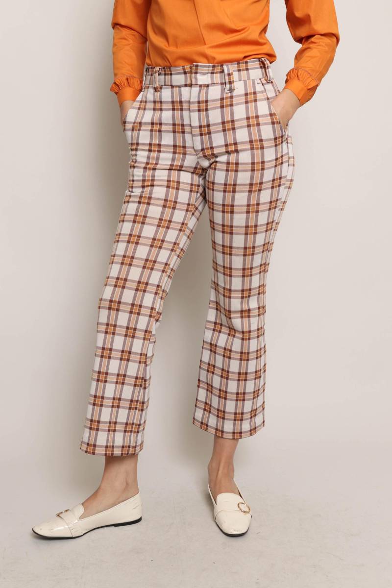 70S Braun Karierte Schlaghose Vintage Hose, Hubbard Easy Fit Slacks, Größe Xs/S 70S Braun Karierte Schlaghose Vintage Hose, Hubbard Easy Fit Slacks, Größe Xs/S von LuxieVintage