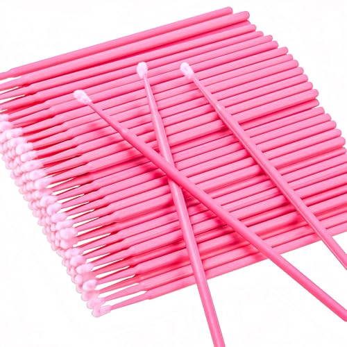 100 Stück Micropore-Wimpernbürsten Einwegartikel, Mikro-Applikator-Pinsel, Micro-Pinsel, Mikrofaser-Pinsel, Wimpernverlängerungen, Mascara-Stäbe, Pinsel 100 Stück Micropore-Wimpernbürsten Einwegartikel, Mikro-Applikator-Pinsel, Micro-Pinsel, Mikrofaser-Pinsel, Wimpernverlängerungen, Mascara-Stäbe, Pinsel von Luxiremi