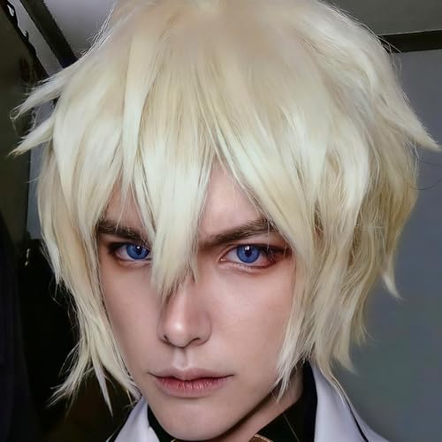 Luxiremi Perücken Damen Mädchen Gestufte Haarperücken Für Halloween Kostüm Party Und Karneval Perücke K2308 von Luxiremi