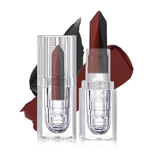 2 In 1 Two Tone Matte Lipstick - Black Cherry & Crimson Duo,Moisturizing Long-Lasting Waterproof Plump and Shine Lipstick, for Birthday Valentine's Day Christmas Thanksgiving Holiday Gifts von LuxoCare