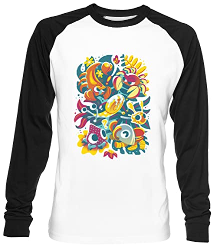 Bugsnax Unisex Weiß Baseball T-Shirt Herren Damen Baseball T-Shirt Bugsnax Unisex Weiß Baseball T-Shirt Herren Damen Baseball T-Shirt von Luxogo