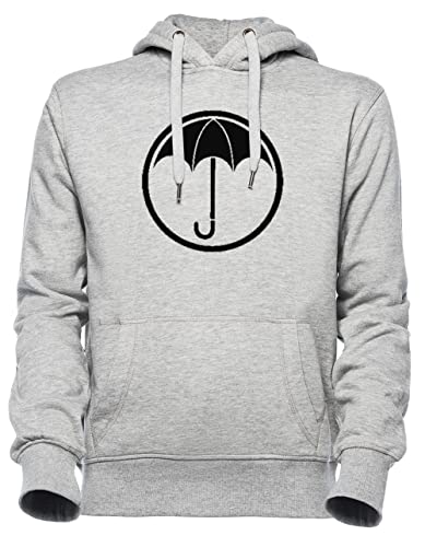 Das Logo Der Umbrella Academy Unisex Grau Jumper Kapuzenpullover Herren Damen Unisex Grey Hoodie Men's Women's von Luxogo