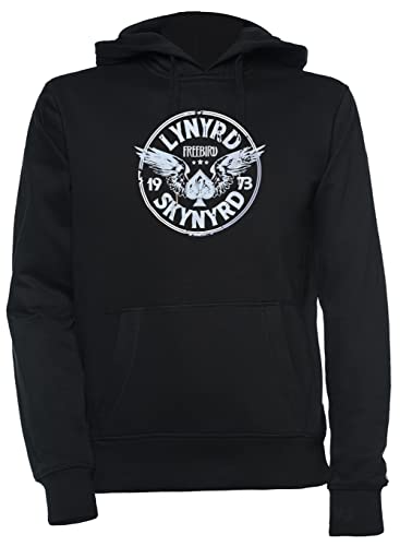 Free Bird - Lynyrd Logo Unisex Schwarz Kapuzenpullover Herren Damen Unisex Black Hoodie Men's Women's von Luxogo