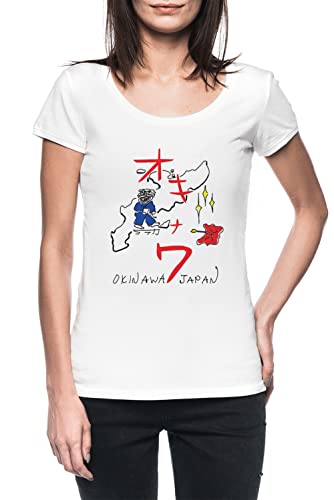 Kill Bill Okinawa Japan Damen Weiß T-Shirt Kurzarm Women's White T-Shirt L Kill Bill Okinawa Japan Damen Weiß T-Shirt Kurzarm Women's White T-Shirt L von Luxogo
