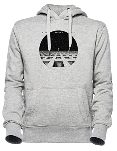 Luxogo Blue Oyster Cult 1972 Unisex Grau Jumper Kapuzenpullover Herren Damen Unisex Grey Hoodie Men's Women's von Luxogo