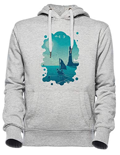 Luxogo Das Waker Unisex Grau Jumper Kapuzenpullover Herren Damen Unisex Grey Hoodie Men's Women's Luxogo Das Waker Unisex Grau Jumper Kapuzenpullover Herren Damen Unisex Grey Hoodie Men's Women's von Luxogo