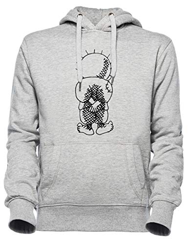 Luxogo Handala Unisex Grau Jumper Kapuzenpullover Herren Damen Unisex Grey Hoodie Men's Women's Luxogo Handala Unisex Grau Jumper Kapuzenpullover Herren Damen Unisex Grey Hoodie Men's Women's von Luxogo