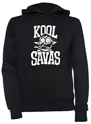 Luxogo Kool Savas Unisex Schwarz Kapuzenpullover Herren Damen Unisex Black Hoodie Men's Women's von Luxogo