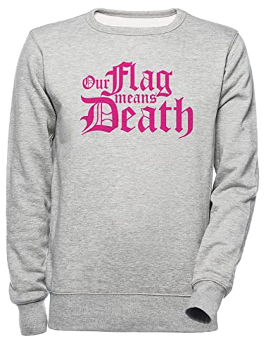 Luxogo Our Flag Means Death Unisex Grau Jumper Sweatshirt Herren Damen Unisex Grey Jumper Men's Women's von Luxogo