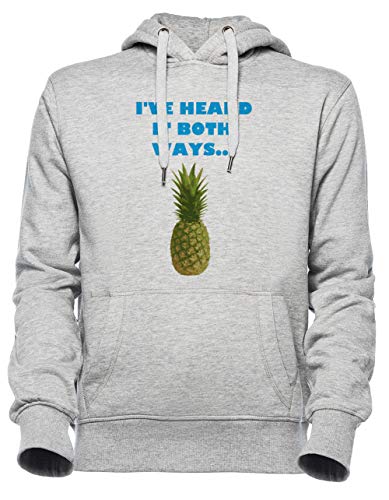 Luxogo Psych Ive Heard It Both Ways Unisex Grau Jumper Kapuzenpullover Herren Damen Unisex Grey Jumper Men's Women's von Luxogo