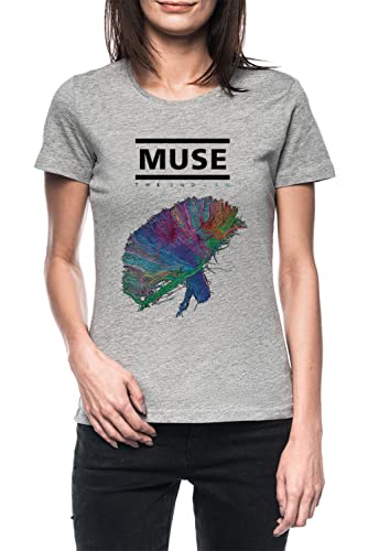 Muse The 2nd Law Damen Grau T-Shirt Kurzarm Women's Grey T-Shirt Muse The 2nd Law Damen Grau T-Shirt Kurzarm Women's Grey T-Shirt von Luxogo