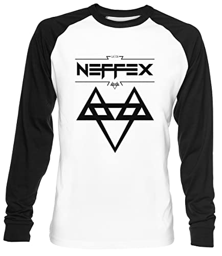 Neffex 2 Logo Unisex Weiß Baseball T-Shirt Herren Damen Baseball T-Shirt Neffex 2 Logo Unisex Weiß Baseball T-Shirt Herren Damen Baseball T-Shirt von Luxogo