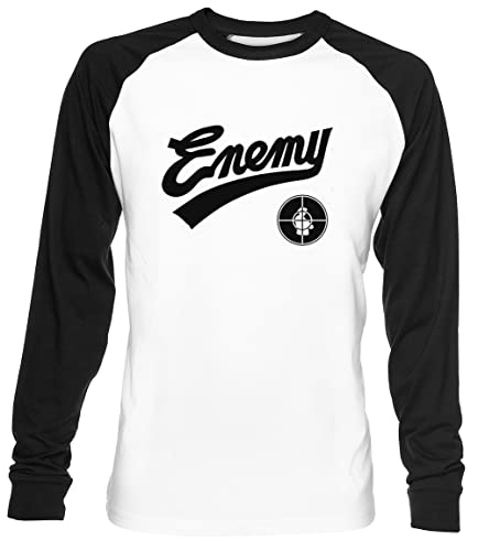 Public Enemy Fight The Power Unisex Weiß Baseball T-Shirt Herren Damen Baseball T-Shirt Public Enemy Fight The Power Unisex Weiß Baseball T-Shirt Herren Damen Baseball T-Shirt von Luxogo
