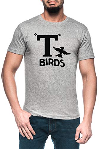 T Birds from Grease Herren Grau T-Shirt Kurzarm Men's Grey T-Shirt T Birds from Grease Herren Grau T-Shirt Kurzarm Men's Grey T-Shirt von Luxogo