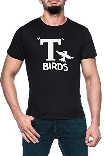 T Birds from Grease Herren Schwarz T-Shirt Kurzarm Men's Black T-Shirt S T Birds from Grease Herren Schwarz T-Shirt Kurzarm Men's Black T-Shirt S von Luxogo