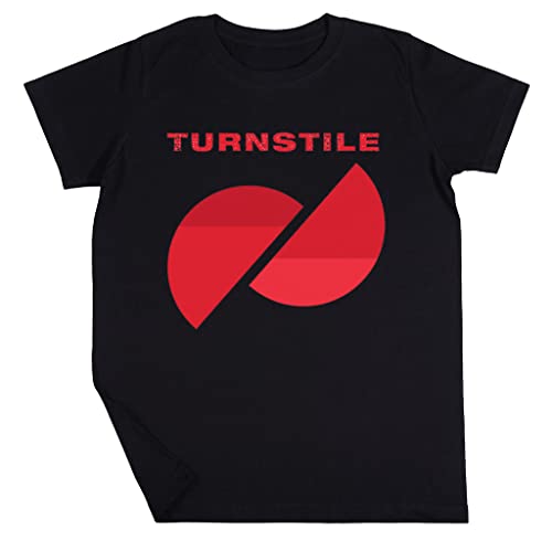 Turnstile Hardcore Jungen Mädchen Unisex Kinder Schwarz T-Shirt Kurzarm Kids Black T-Shirt von Luxogo