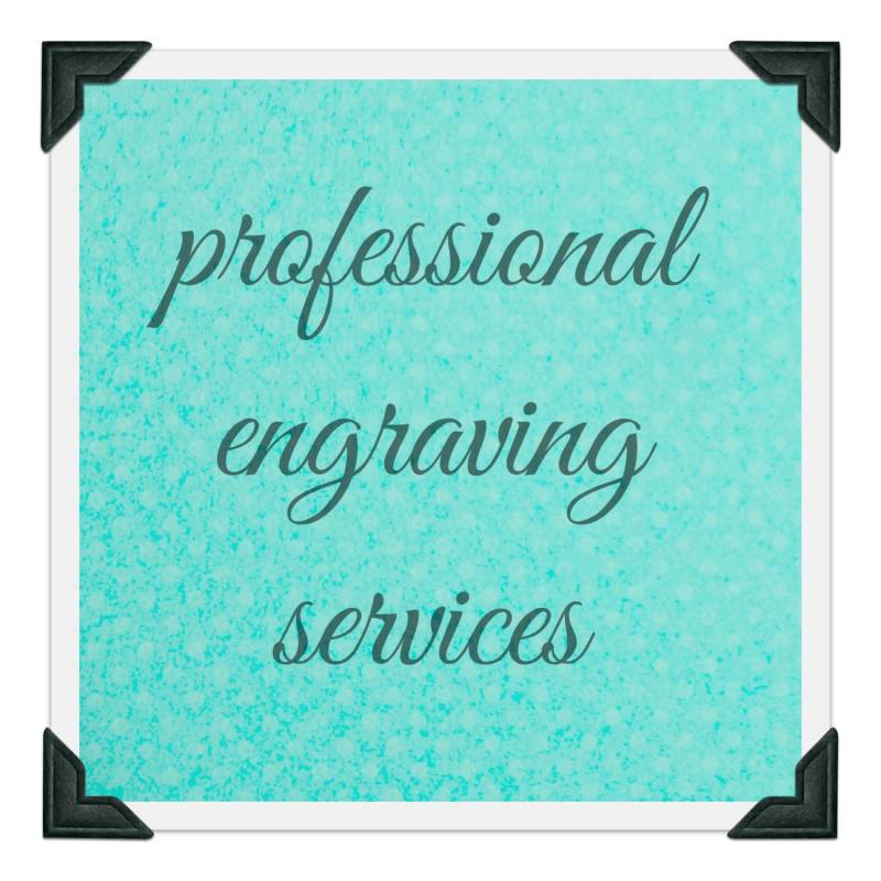 Professionelle Gravur Services - Viele Schriftarten Verfügbar Personalisierter Schmuck Individuell Gravravable Initialen Namen Datum Logos von LuxorSupplies