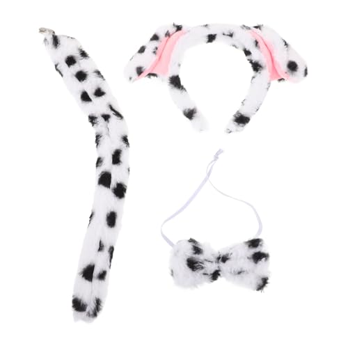 Luxshiny 1satz Hundeohren Kostümset Mit Und Fliege Teiliges Für Partys Cosplay Und Bühnenauftritte Weiche Materialien Bequem Und Sicher Für Erwachsene von Luxshiny