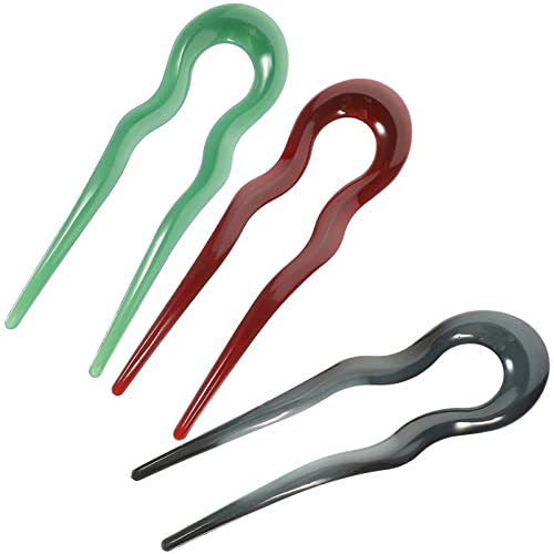 Luxshiny 3stücke U-förmige Haarnadeln Für Damen Teiliges Stilvolle Französische Haarklammern Haaraccessoires Für Hochsteckfrisuren Langlebig Und Hautfreundlich Geeignet Für Alltag Und von Luxshiny