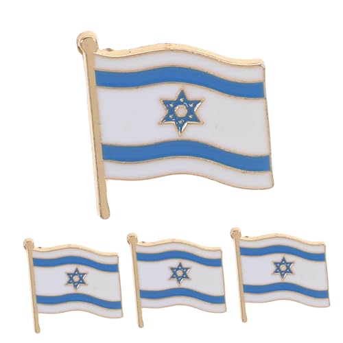 Luxshiny 4 Stück Brosche Anstecknadel Schmuck Souvenir-anstecknadel Anzugstift Formelle Anstecknadel Neuheit-anstecknadel Anstecknadeln Israel-flaggenabzeichen Israelische Flagge Legierung Luxshiny 4 Stück Brosche Anstecknadel Schmuck Souvenir-anstecknadel Anzugstift Formelle Anstecknadel Neuheit-anstecknadel Anstecknadeln Israel-flaggenabzeichen Israelische Flagge Legierung von Luxshiny