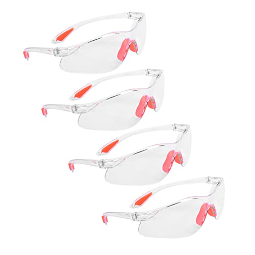Luxshiny 4 Stück Silikon Schutzbrille Stylische Sicherheitsbrille für Männer und Frauen Kratzfest Winddicht und Staubgeschützt für Handwerk Bau und Laborarbeiten Luxshiny 4 Stück Silikon Schutzbrille Stylische Sicherheitsbrille für Männer und Frauen Kratzfest Winddicht und Staubgeschützt für Handwerk Bau und Laborarbeiten von Luxshiny